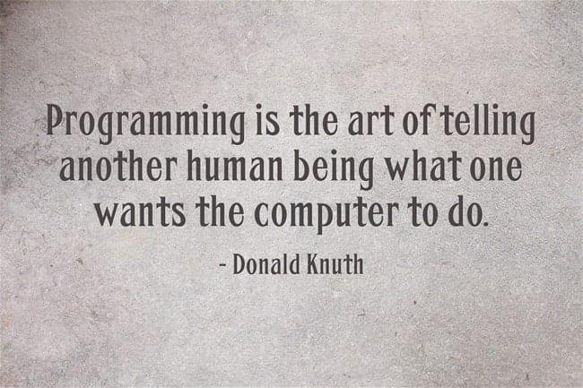 Programming Is The Art